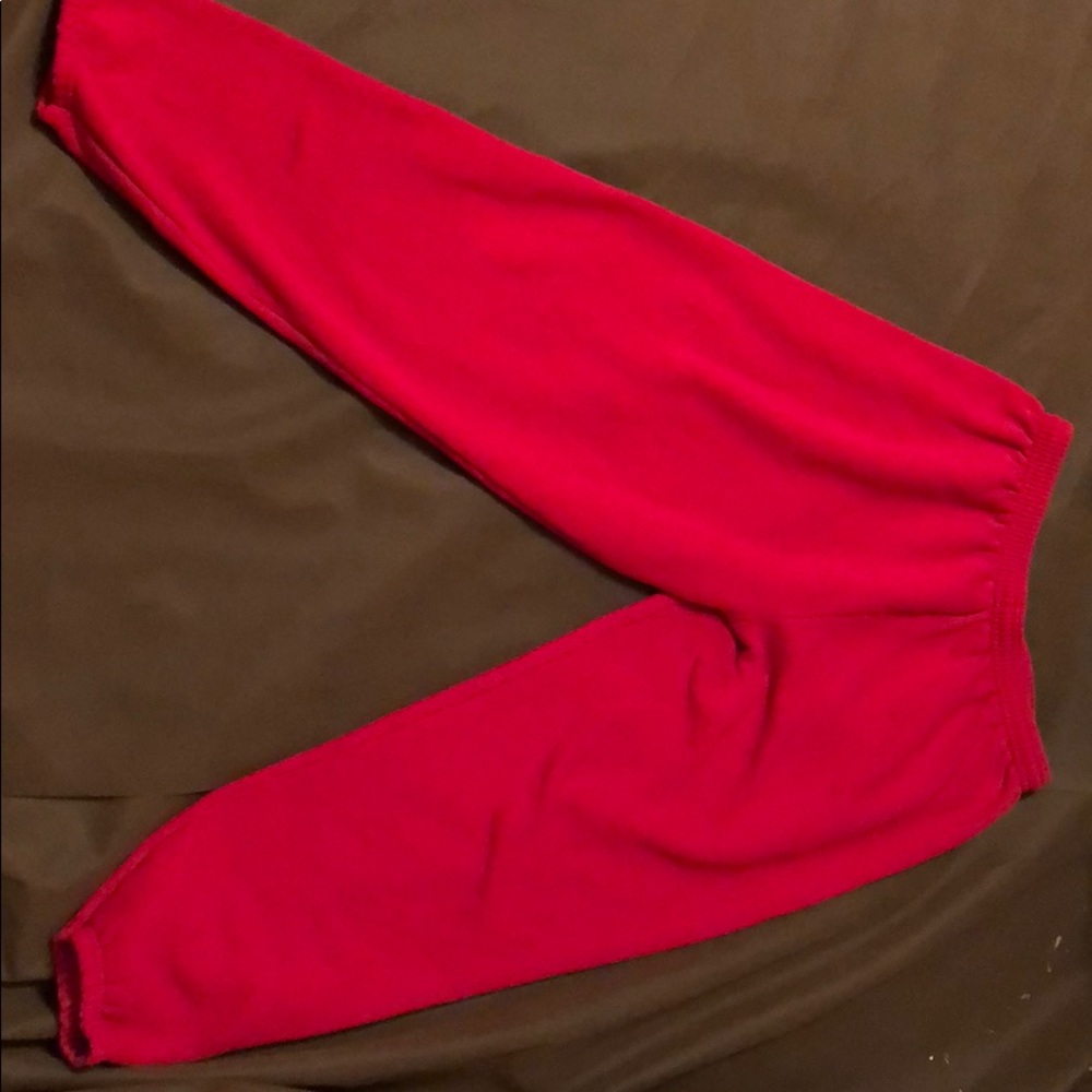 JCPenney USA Olympic sweatpants Large red